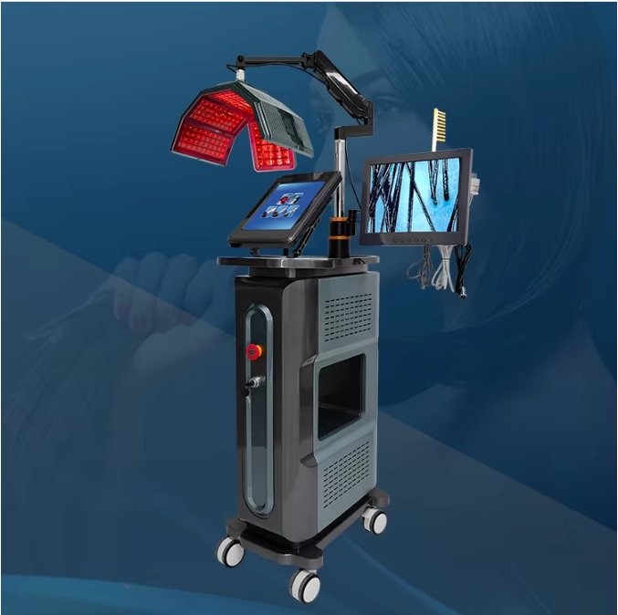 Professional Hair Loss Scalp Treatments Machine H2 Model ABS Material Microcurrent Technology for Hair Spa Regrowth