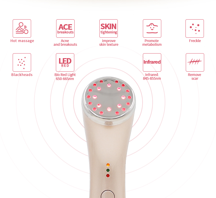Mini Smart Infrared Iron Beauty Device
