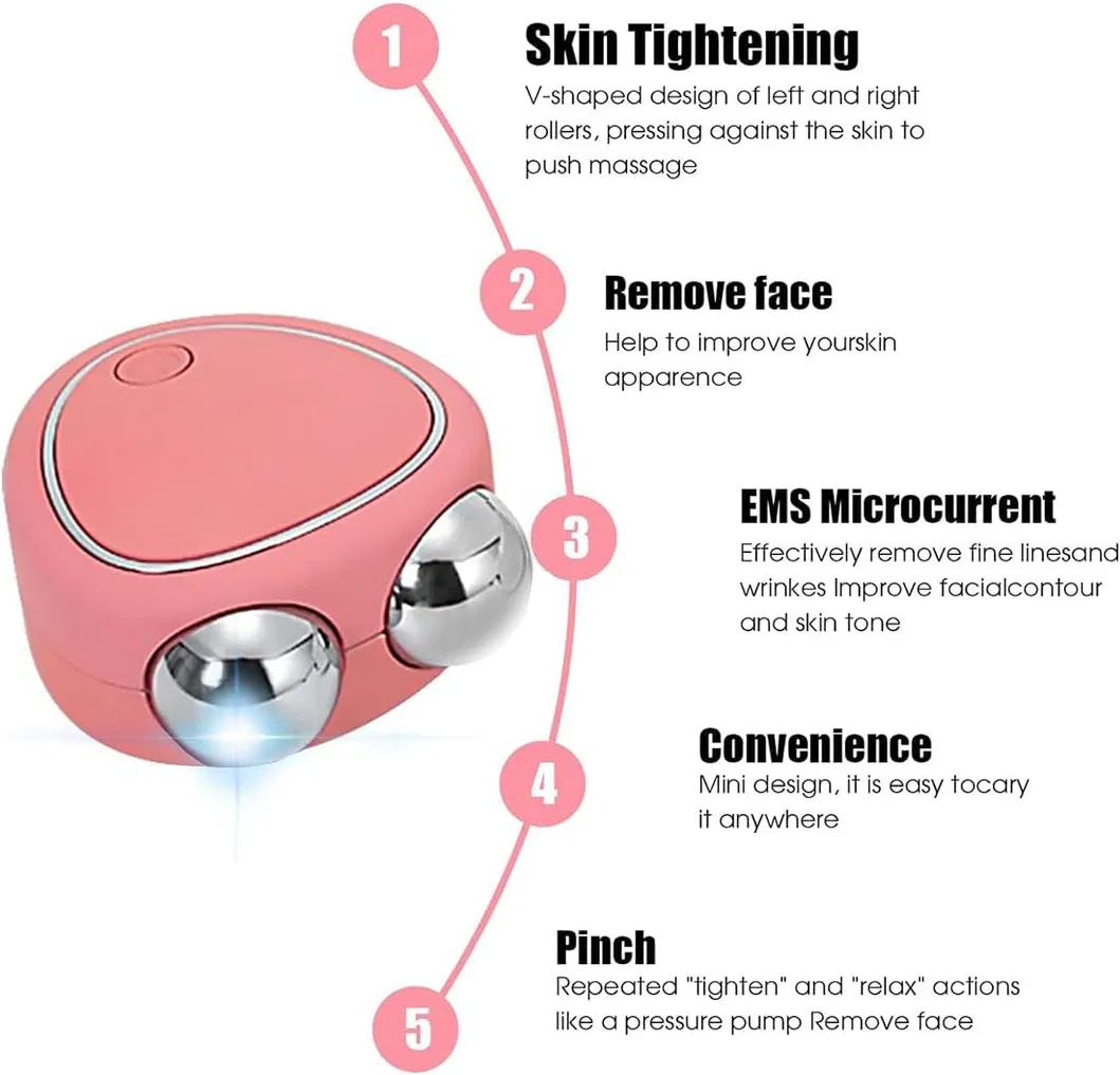Wholesale Home Microcurrent Vibration Facial Massager Small Facial Beauty Device