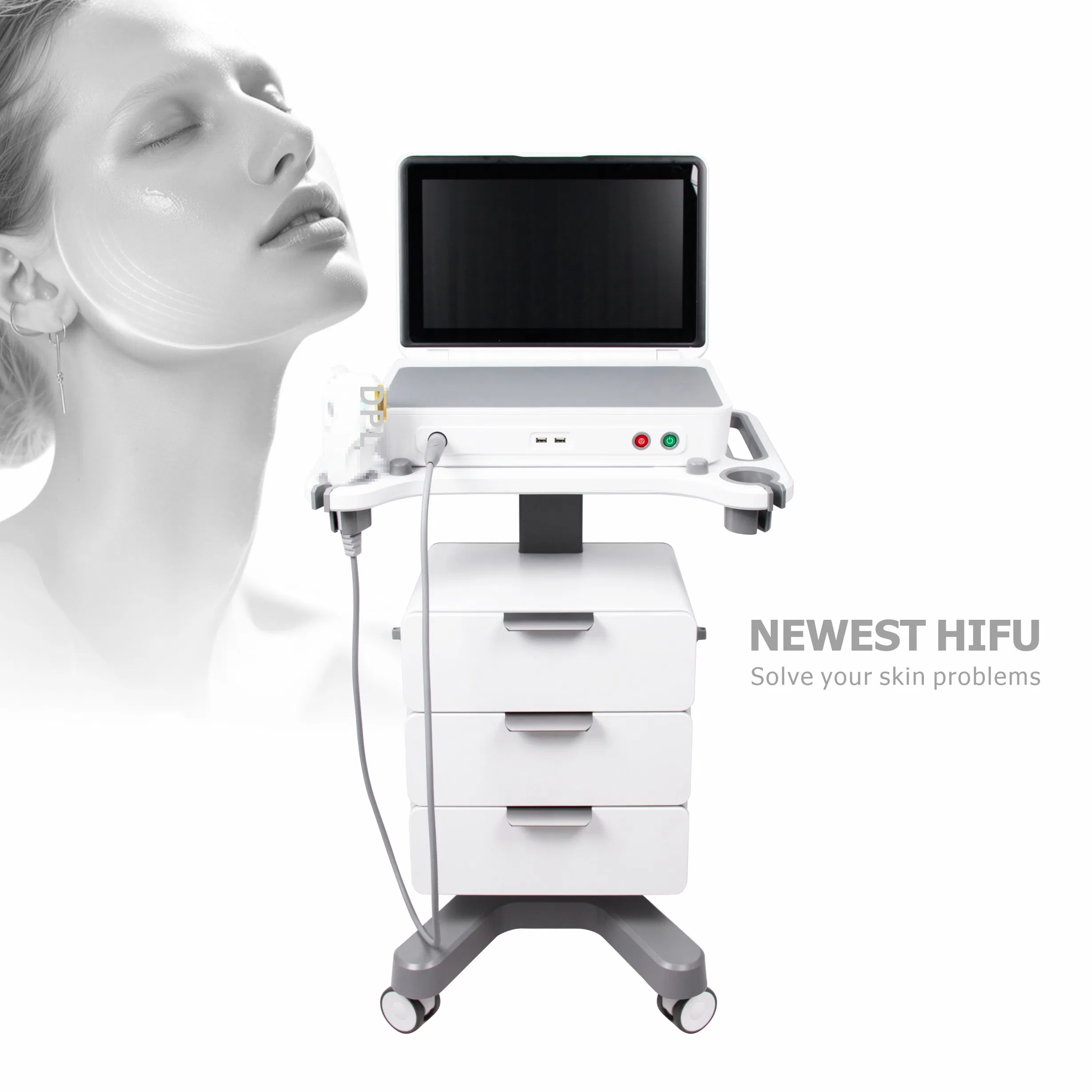 HiFi 2.0 Skin Rejuvenation Wrinkle Removal Face Lift 2400 Shoots Cartridge Anti-Aging Hefu Beauty Device
