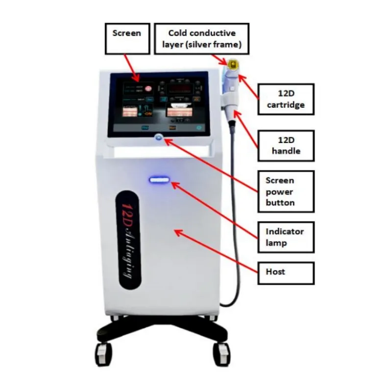 12D Hifu Beauty Device for Skin Lifting and Body Contouring