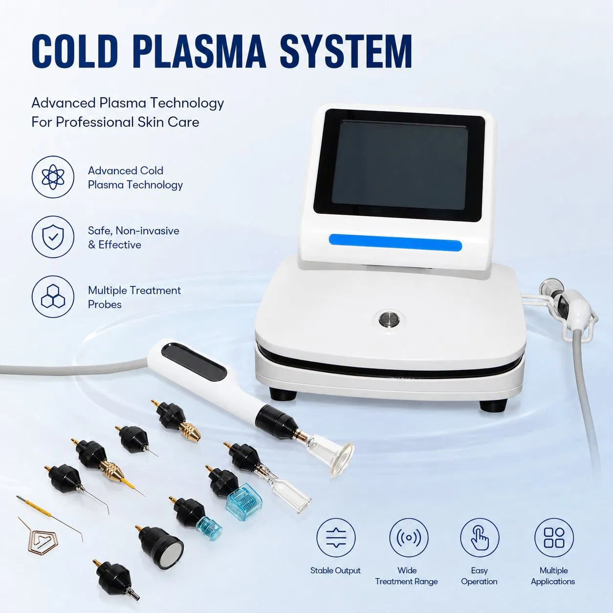 Advanced Cold Plasma Therapy Device for Acne Treatment and Skin Repair