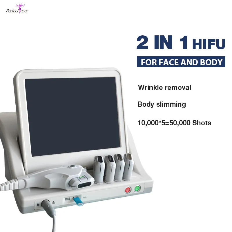 Popular Body Contouring 12D Hifu Wrinkle Remove RF Skin Tightening Beauty Device