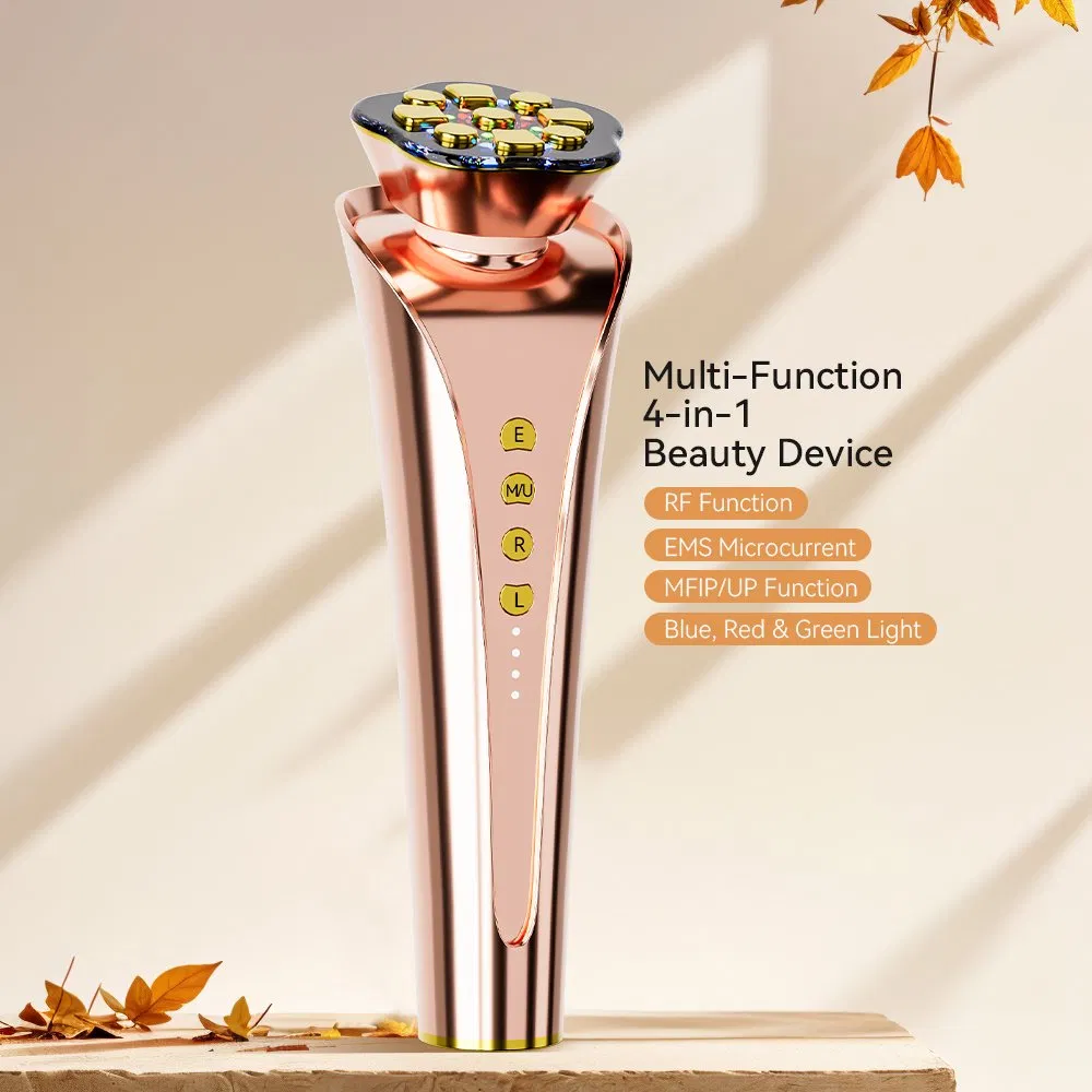 Multifunction RF EMS Microcurrent Face Lift Red Light Therapy Beauty Device