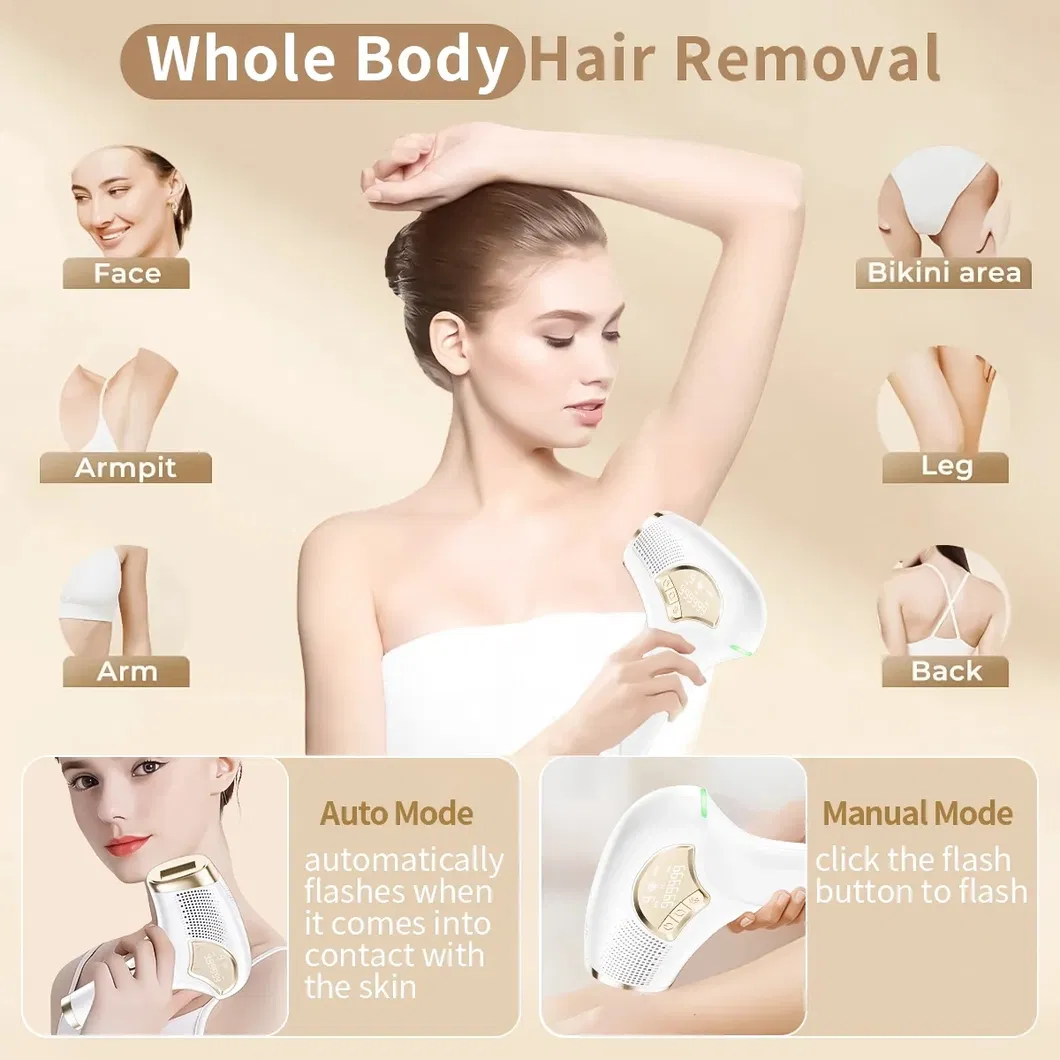 Home Beauty Portable Machine Painless Multifunction Depilator IPL Laser Hair Removal Device