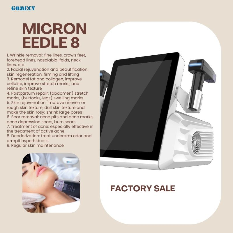 Professional RF Microneedle Beauty Device with Multi Level Energy Settings for Deep Skin Repair