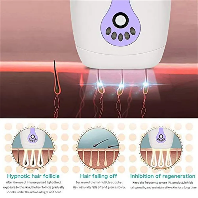 Home Use Mini Epilator IPL Permanent Hair Removal Beauty Device