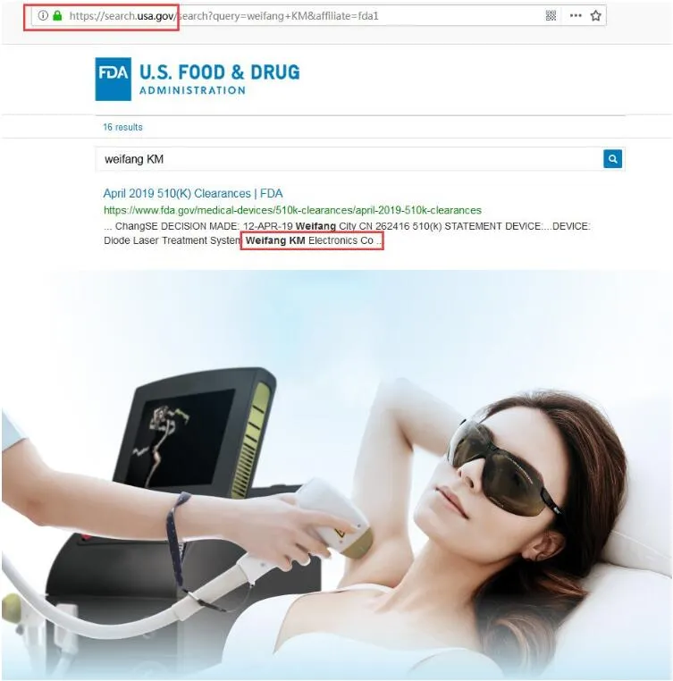 FDA Approved Laser Device