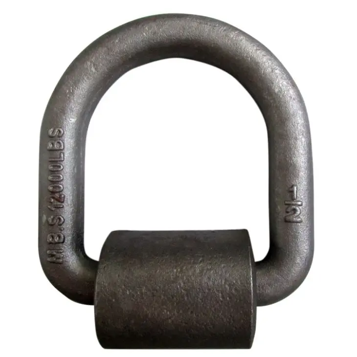 China 3/8 Forged Cargo Weld on Lashing D Rings Manufacturer, Supplier