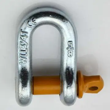 Wholesale 5/8 3.25Ton US Type High Strength Hot Dip Galvanized Screw Pin D Shackles G210 Suppliers, Quotes