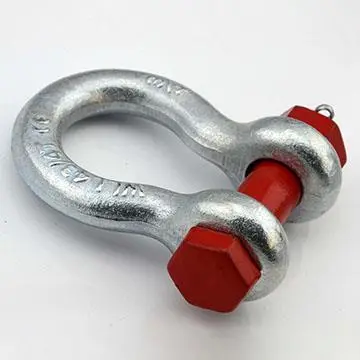 China 85Ton 3Inch US Type High Strength Green Pin Bolt Type Anchor Alloy Shackles G2130 Factories, Quotes