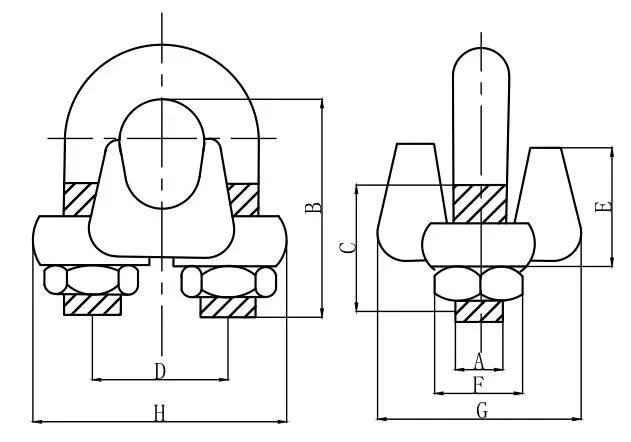 Drop Forged Wire Rope Clips Detail