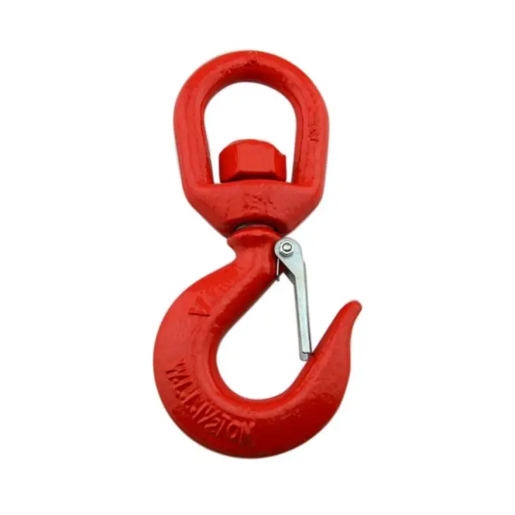China Powder Coating Chain Swivel Hoist Lifting Slip Hooks with Safety Latch 322 Suppliers, Factory