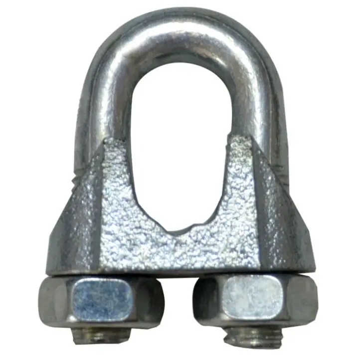 Wholesale 3mm Galvanized DIN741 Standard Cast Bulldog Clips for Wire Rope Suppliers, Pricelist