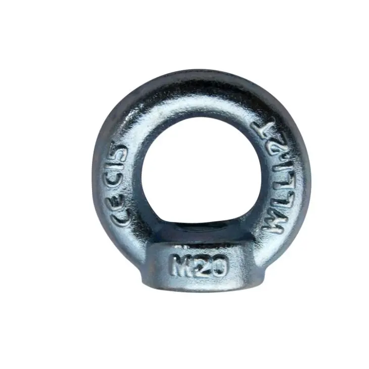 China M16 C15 Zinc Plated CR3 DIN582 Forged Lifting Eye Nuts Manufacturers, Factory