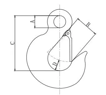 Eye Slip Hook with Latch