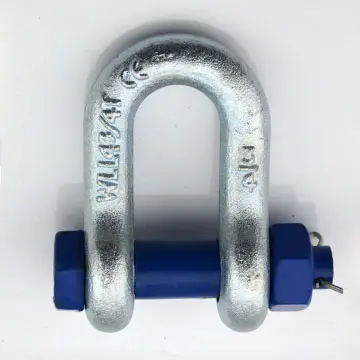 China 55T 2 1/2US Type Bolt Type Chain Shackles G2150 Suppliers, Supplier