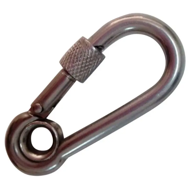 Wholesale Stainless Steel Snap Hook Carabiner with Screw and Eyelet Manufacturer, Suppliers