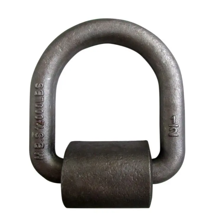 China 3/8 Forged Cargo Weld on Lashing D Rings Manufacturer, Supplier
