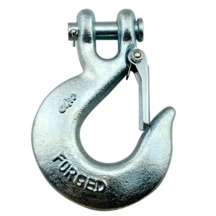 Wholesale 5/16 Galvanized Clevis Slip Hooks with Safety Latch Suppliers, Factory