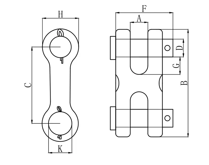 Double Twin Clevis Link