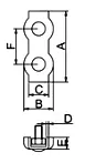 Galvanized Simplex Wire Rope Clip