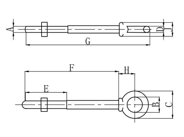 Forged Shoulder Eye Bolt