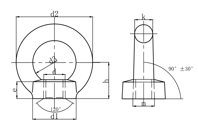 DIN582 Eye Nut Details