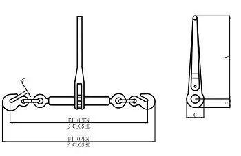 European Type Ratchet Load Binders