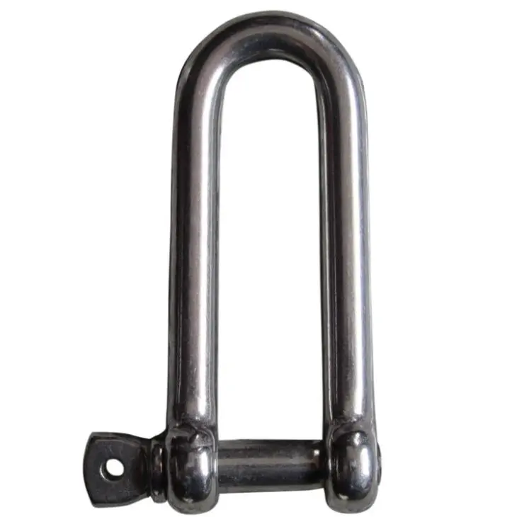 China Stainless Steel Long D Shackles Long Type Manufacturer, Pricelist