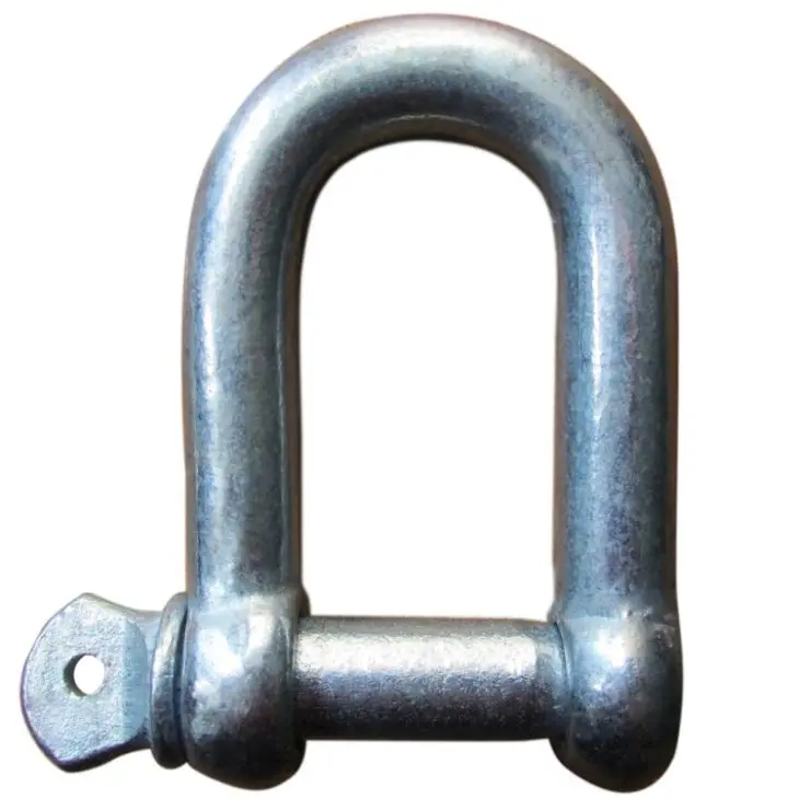 China 18mm JIS Type Galvanizing D Shackles with Collar Manufacturers, Pricelist