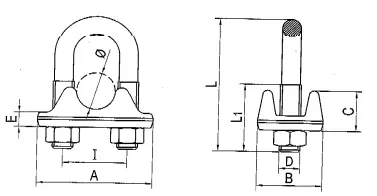 Italian Type Forged Wire Rope Clips