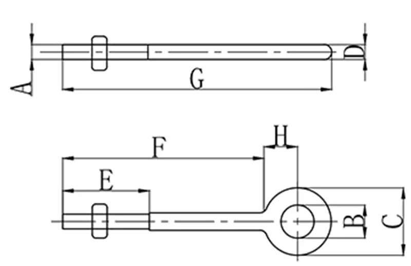 G291 Regular Nut Eye Bolt details