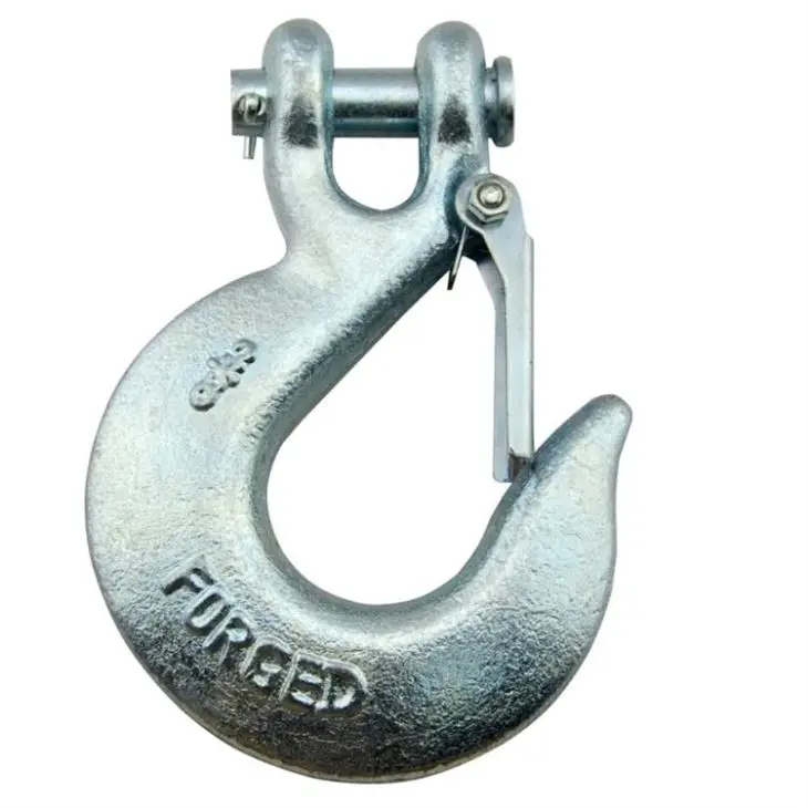 Wholesale 5/16 Galvanized Clevis Slip Hooks with Safety Latch Suppliers, Factory
