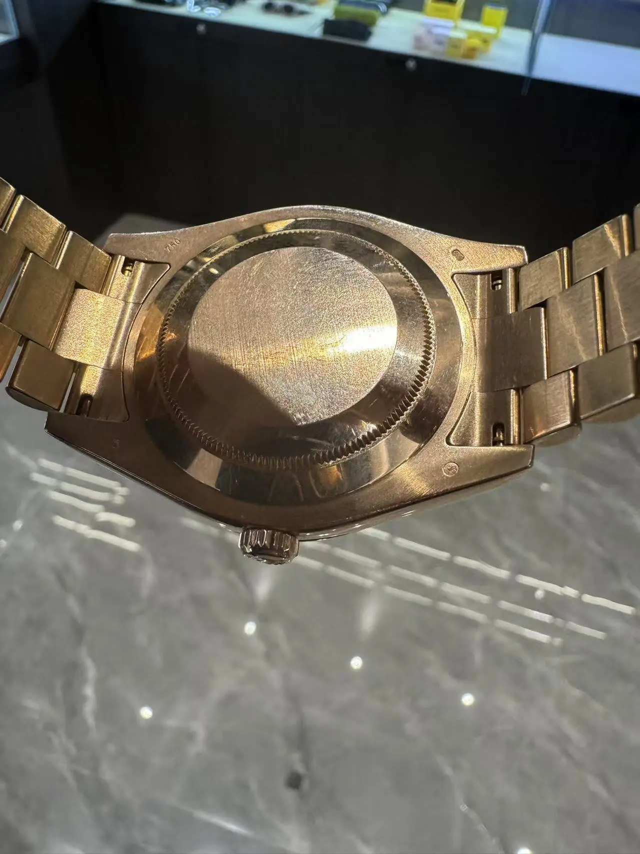 Rolex Day-Date Back View