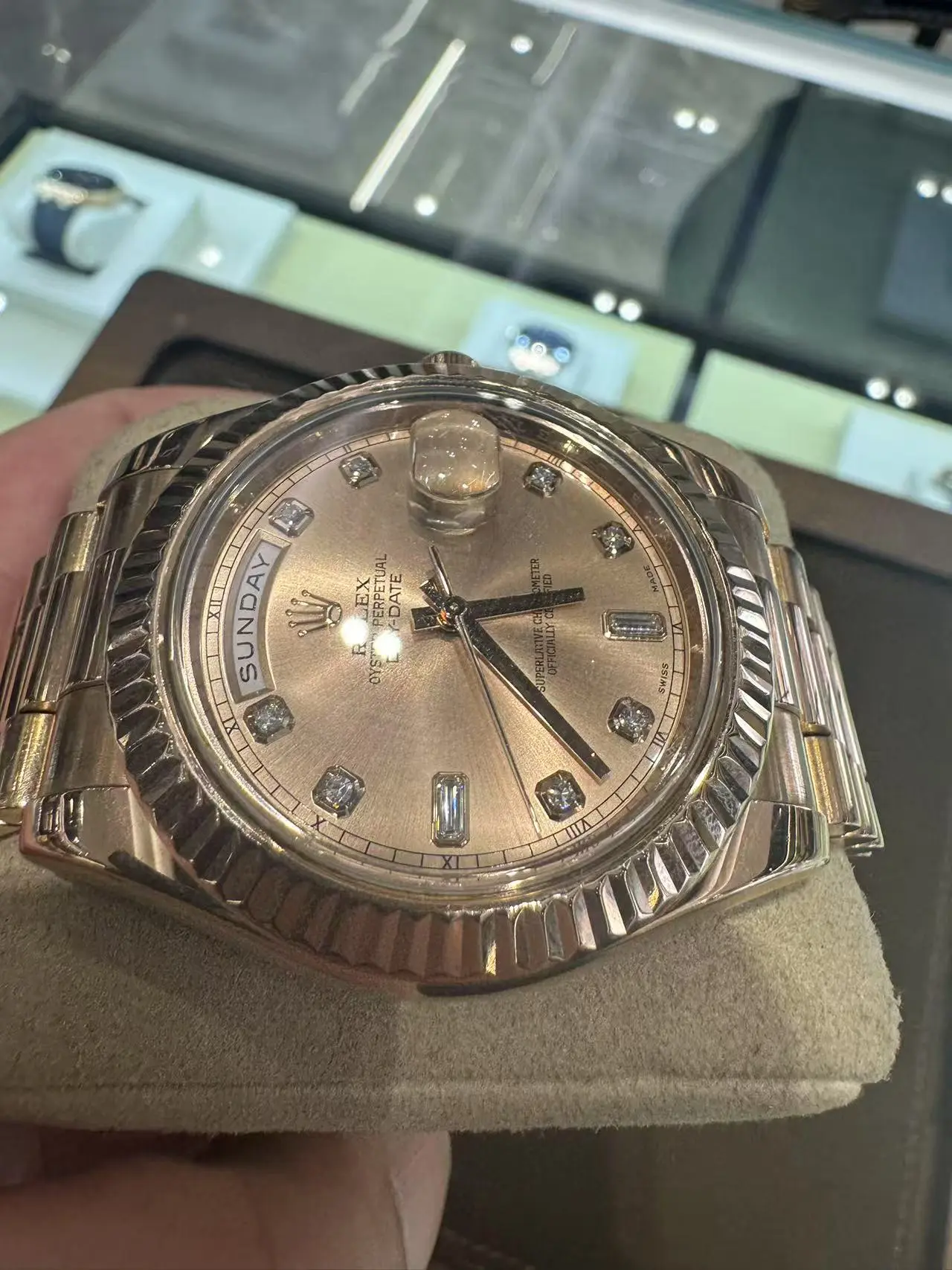 Rolex Day-Date Side Dial View 2
