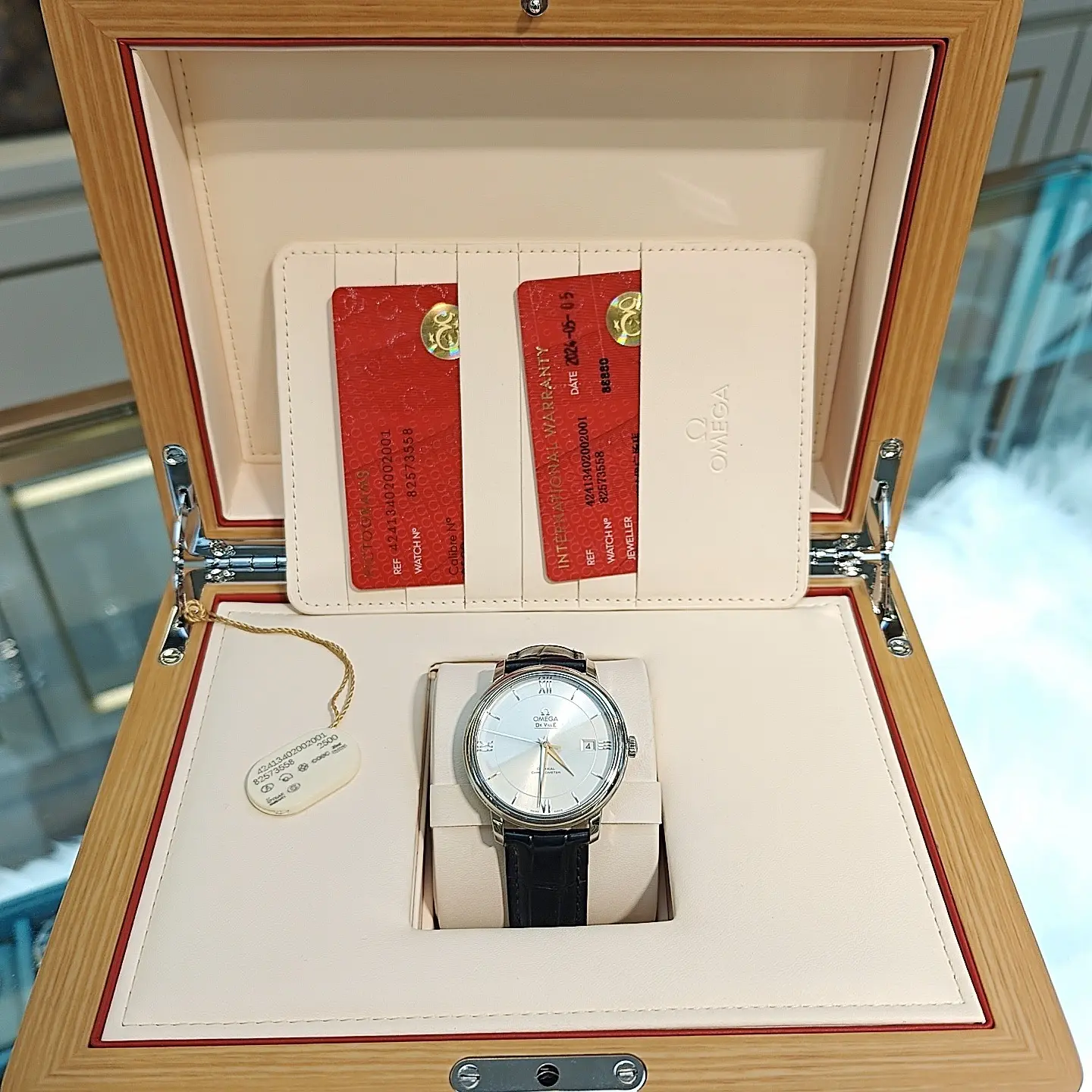 Omega watch full set presentation