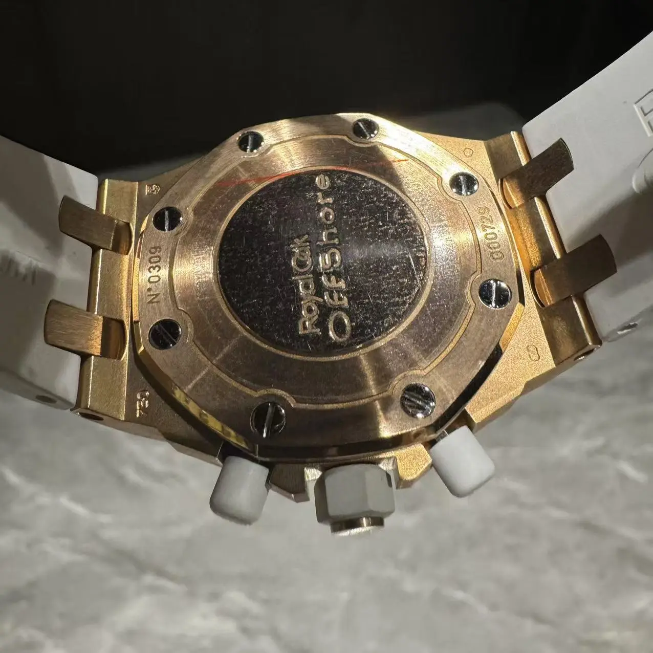 Audemars Piguet Royal Oak Offshore Lady back case