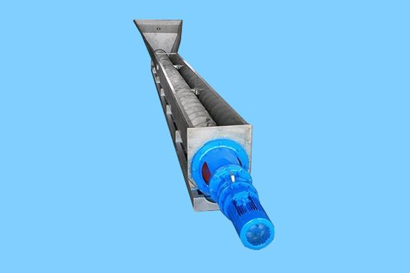 Refined salt production and processing screw washing machine