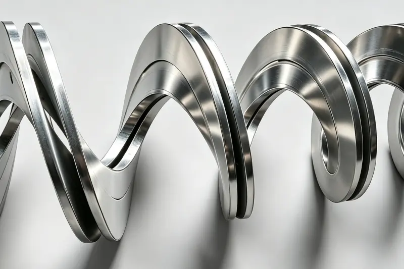 Custom Stainless Steel Screw Flight for Solid-Water Separation Equipment Factories, Factory