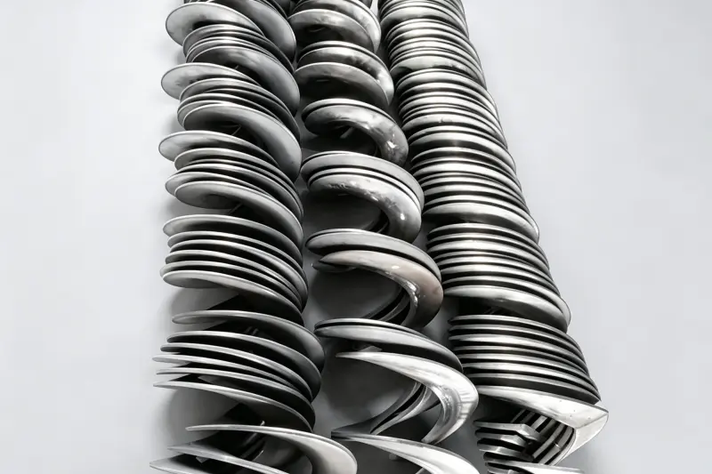 Custom Stainless Steel Screw Flight for Solid-Water Separation Equipment Factories, Factory