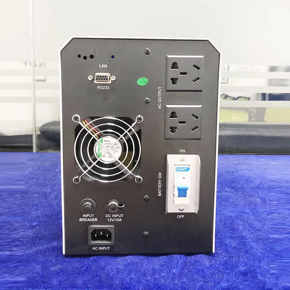 UPS بطارية ليثيوم على الإنترنت بجهد موجي نقي للكمبيوتر مع 220V 12V 5V شاحن Pd