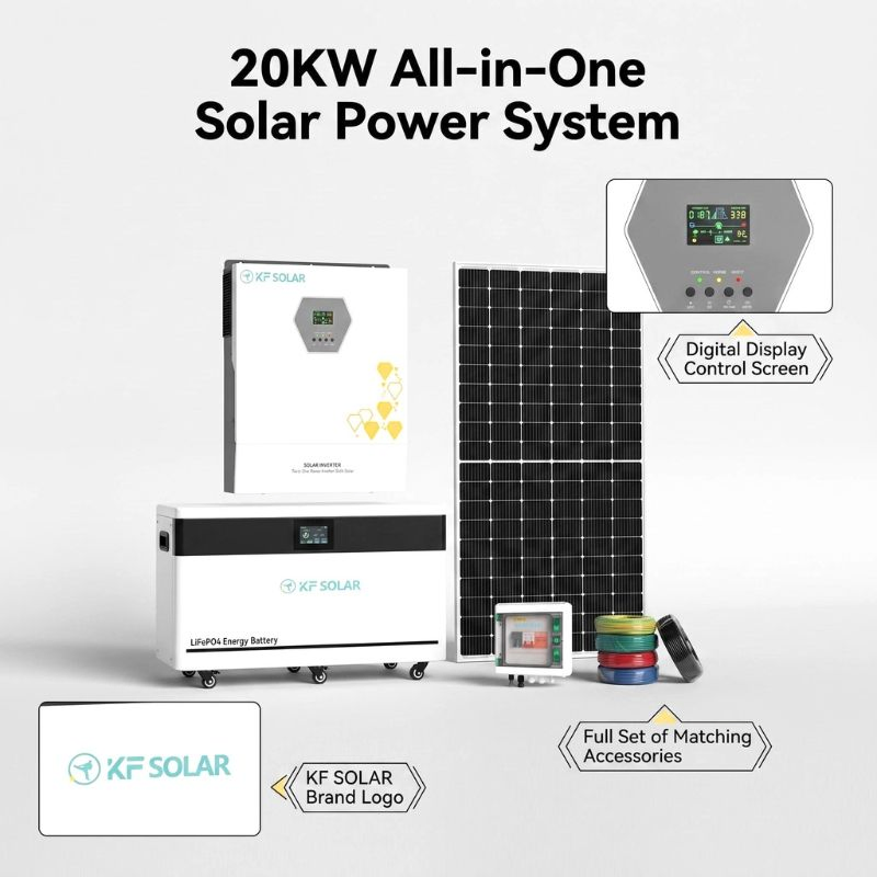 20kwh بطارية شمسية و 11kw عاكس لنظام تخزين الطاقة المنزلية