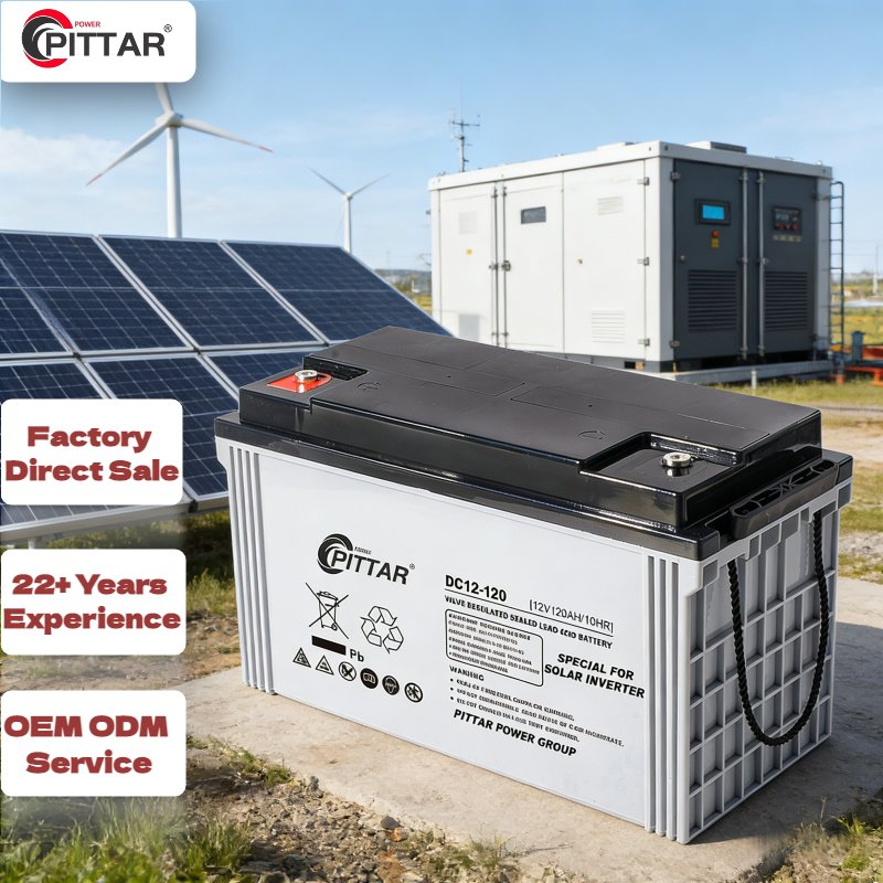 الاتصال الموثوق احتياطي 12V120ah بطارية دورة عميقة من الرصاص الحمضي لتحمل تفريغ عميق لموقع البث