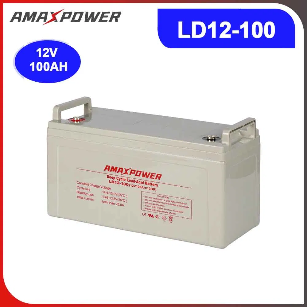أمبراطورية الطاقة 12V 100ah 120ah 150ah بطارية حمض الرصاص لنظام الطاقة الشمسية الاحتياطي للبطارية 12V100ah معدات الاتصال / شحن عميق / طوارئ