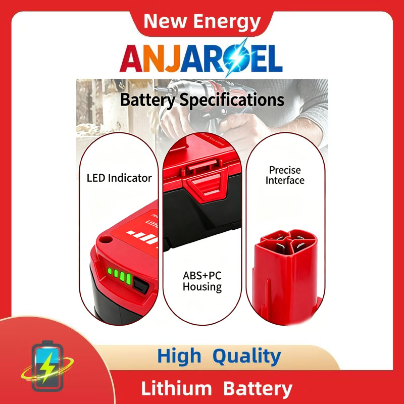 3000mAh 6.5ah بطارية ليثيوم أيون قابلة للتبديل للأدوات الكهربائية من كرافتسمان V20 C3