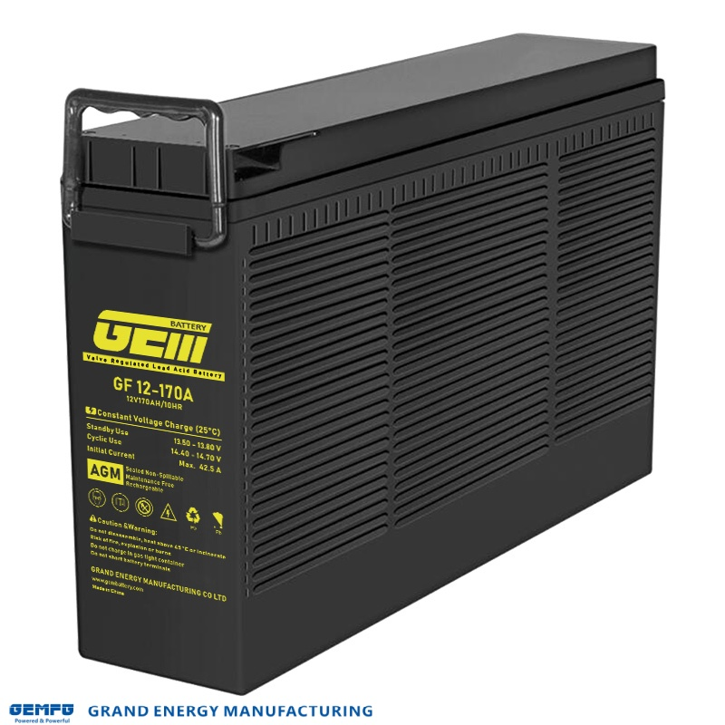 بطارية الاتصال بالمستشفى 12V155AH, طرف أمامي VRLA، احتياطي حرج للاتصالات الطبية وأنظمة السلامة الحيوية