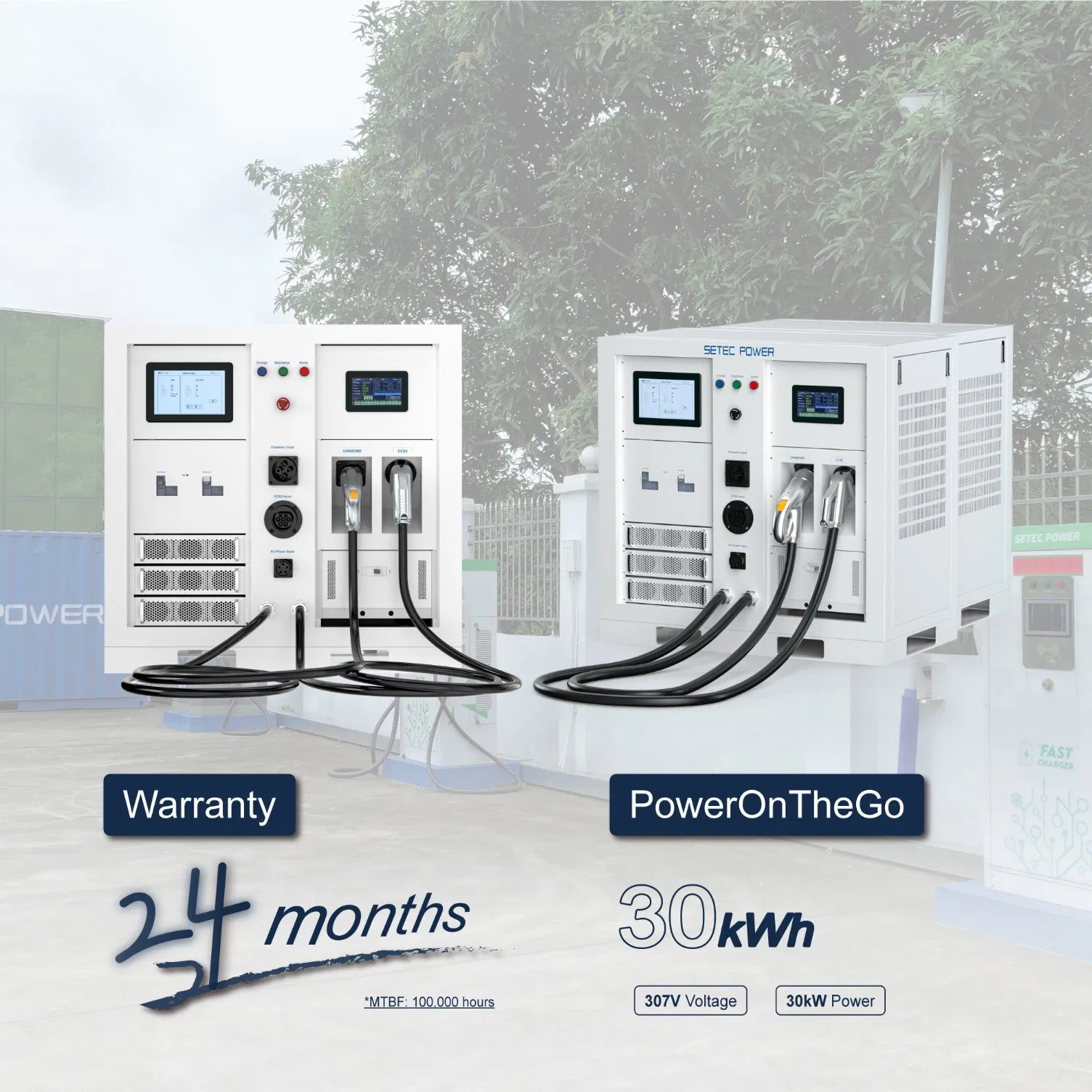 سيتيك باور 30kW شاحن كهربائي محمول محطة طاقة محمولة 30kWh حزمة بطارية شمسية