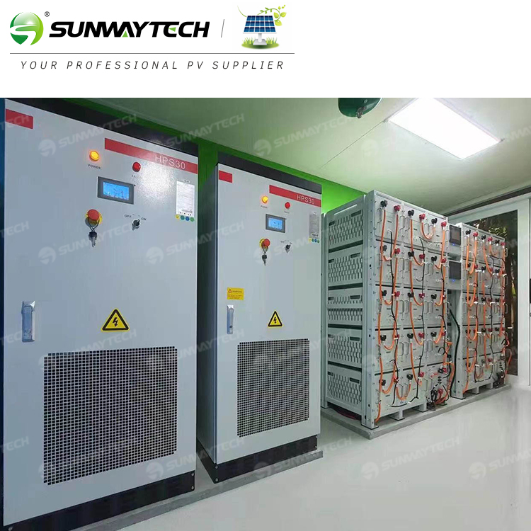 بطارية فوسفات الحديد الليثيوم عالية الجهد من صن واي 51.2V 48V 200ah نظام تخزين الطاقة الشمسية القابل للتكديس للاستخدام المنزلي