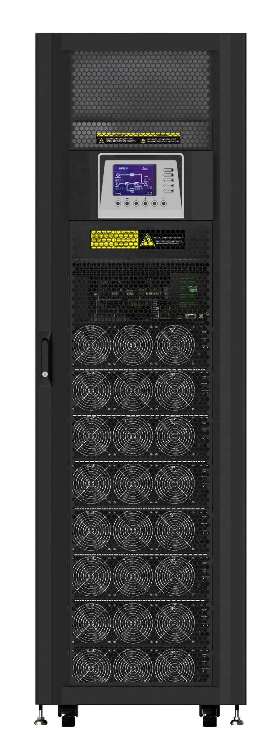 نظام UPS موحد عالي التردد عبر الإنترنت 3-3 N+1 أو أنظمة UPS مزودة بتكرار متوازي N+R لمراكز البيانات